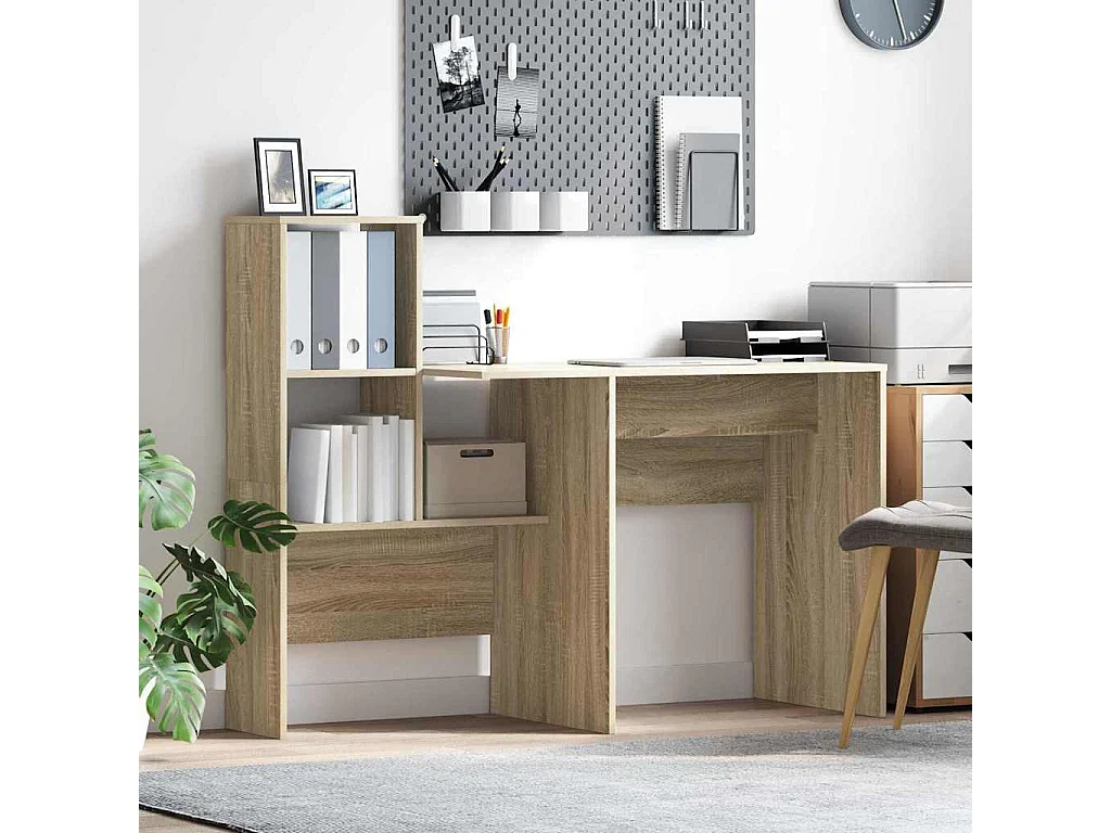 Bureau Chêne  131,5 x 50 x 106,5 cm Bois d'ingénierie