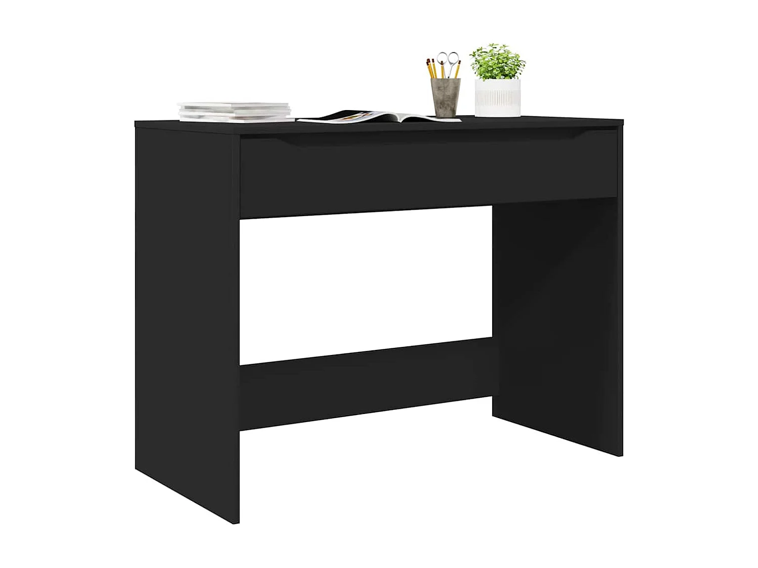 Escritorio Negro 100 x 50 x 78 cm Madera de ingeniería