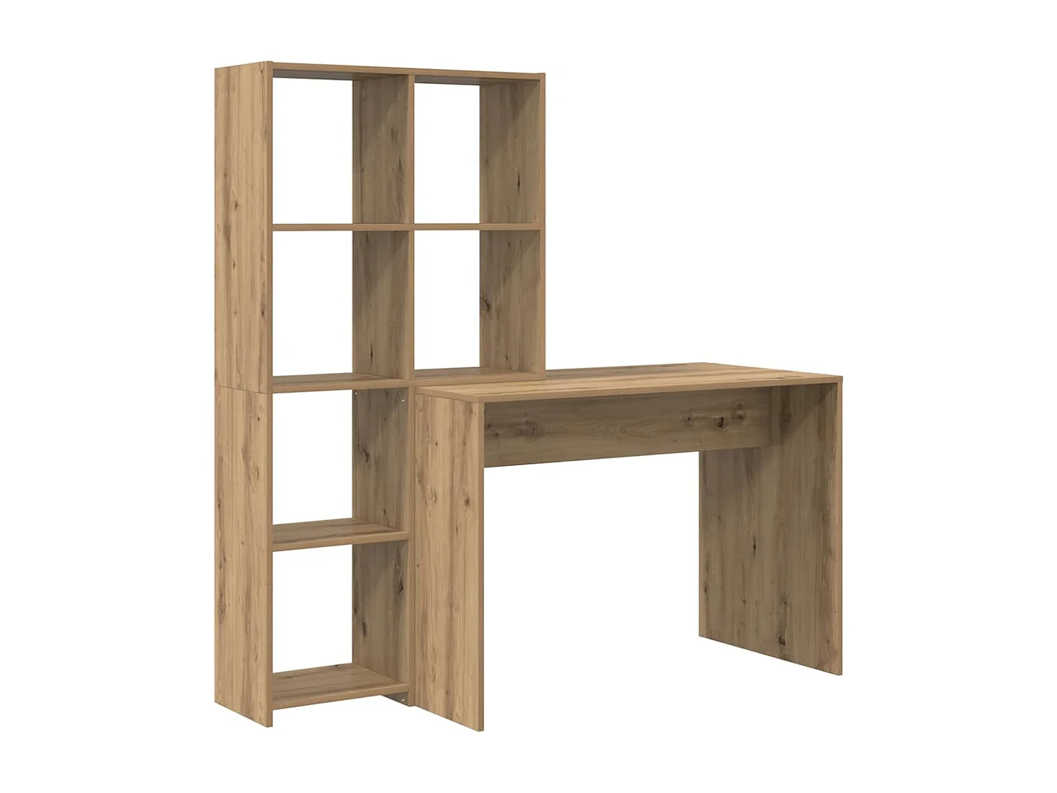 Bureau Chêne artisanal 138,5 x 55 x 143 cm Bois d'ingénierie