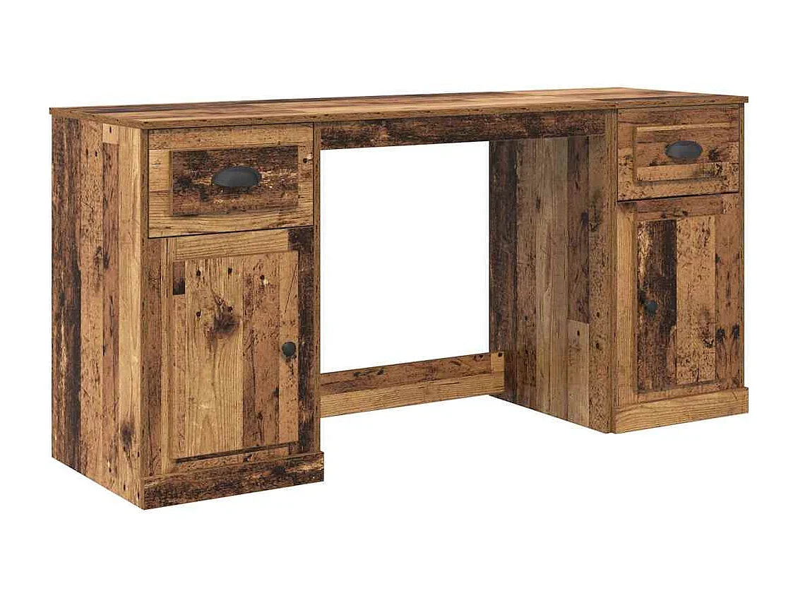 Escritorio con armario Madera Vieja 154,5 x 50 x 75 cm