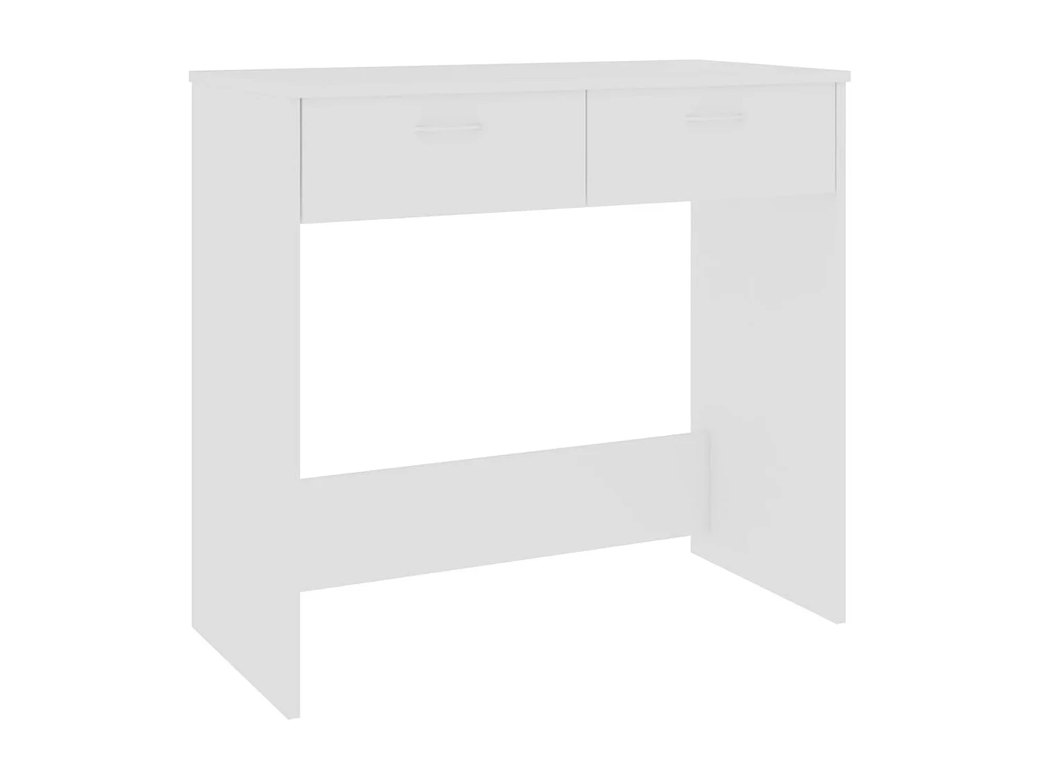 Bureau Blanc 80x40x75 cm Bois d'ingénierie