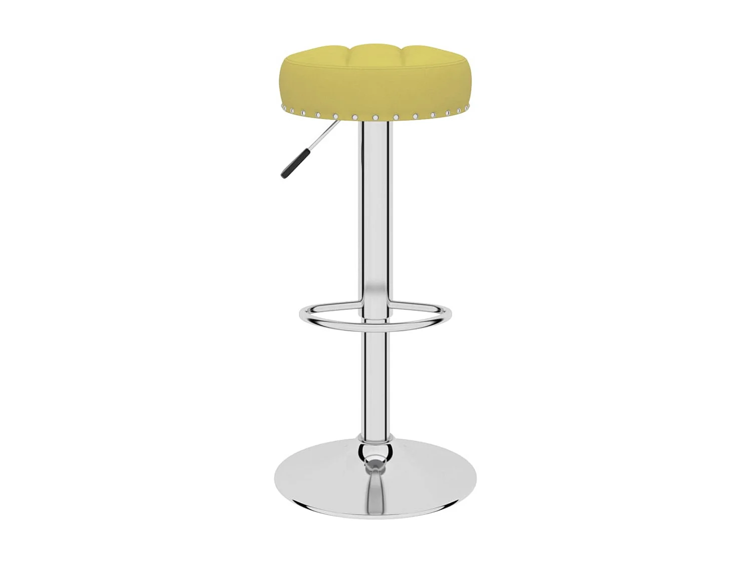 Taburetes de cocina, 2 piezas, de tela verde