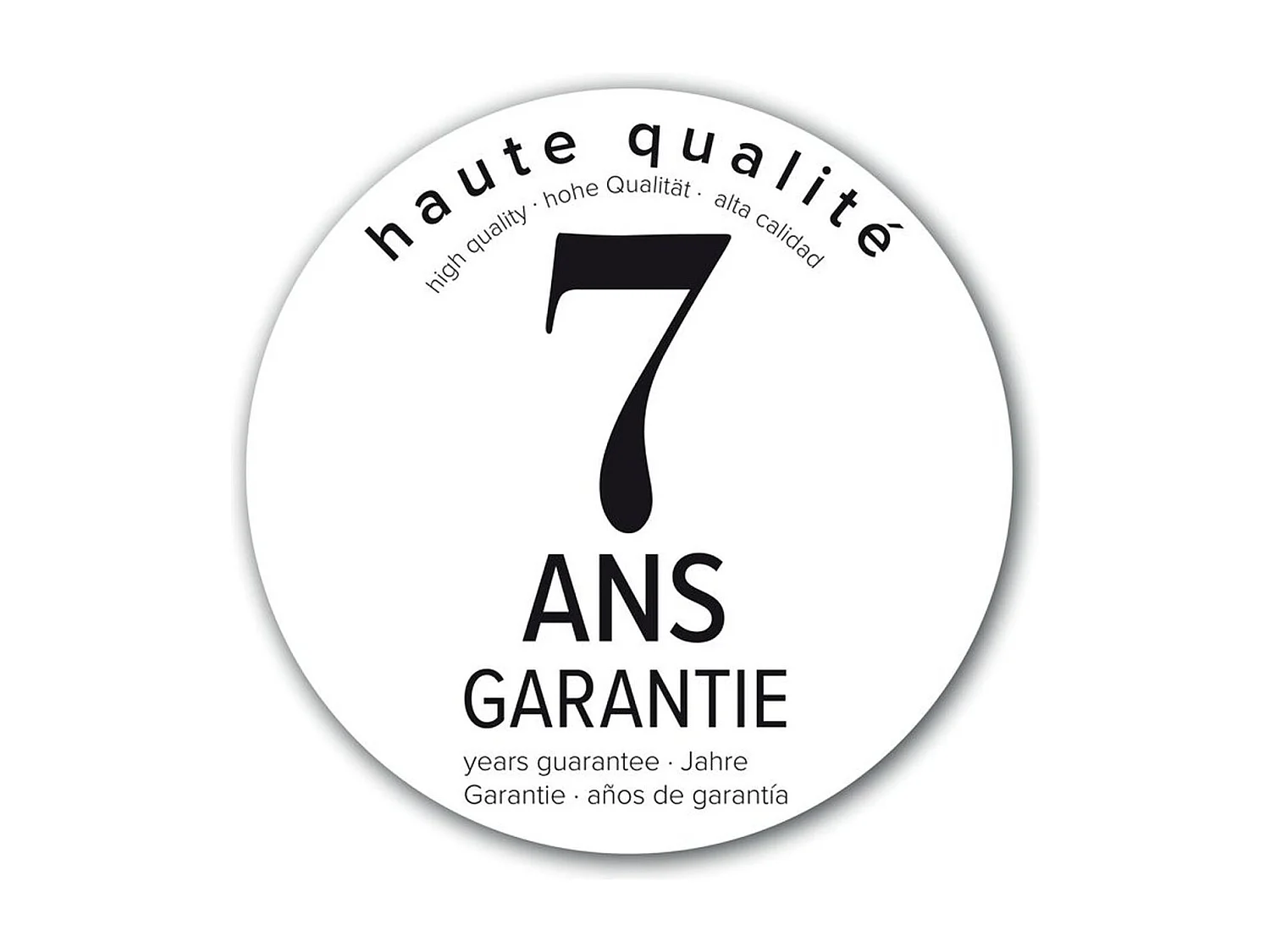 Ronde bloempot EDA Element 50 cm beige steenlook, robuust kunststof, intelligent drainagesysteem, voor binnen en buiten