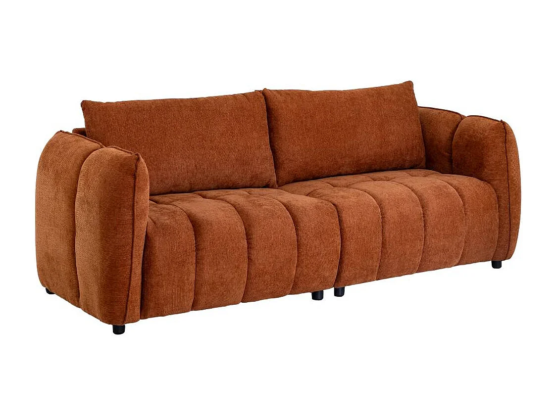 Canapé en tissu terracotta Kaori