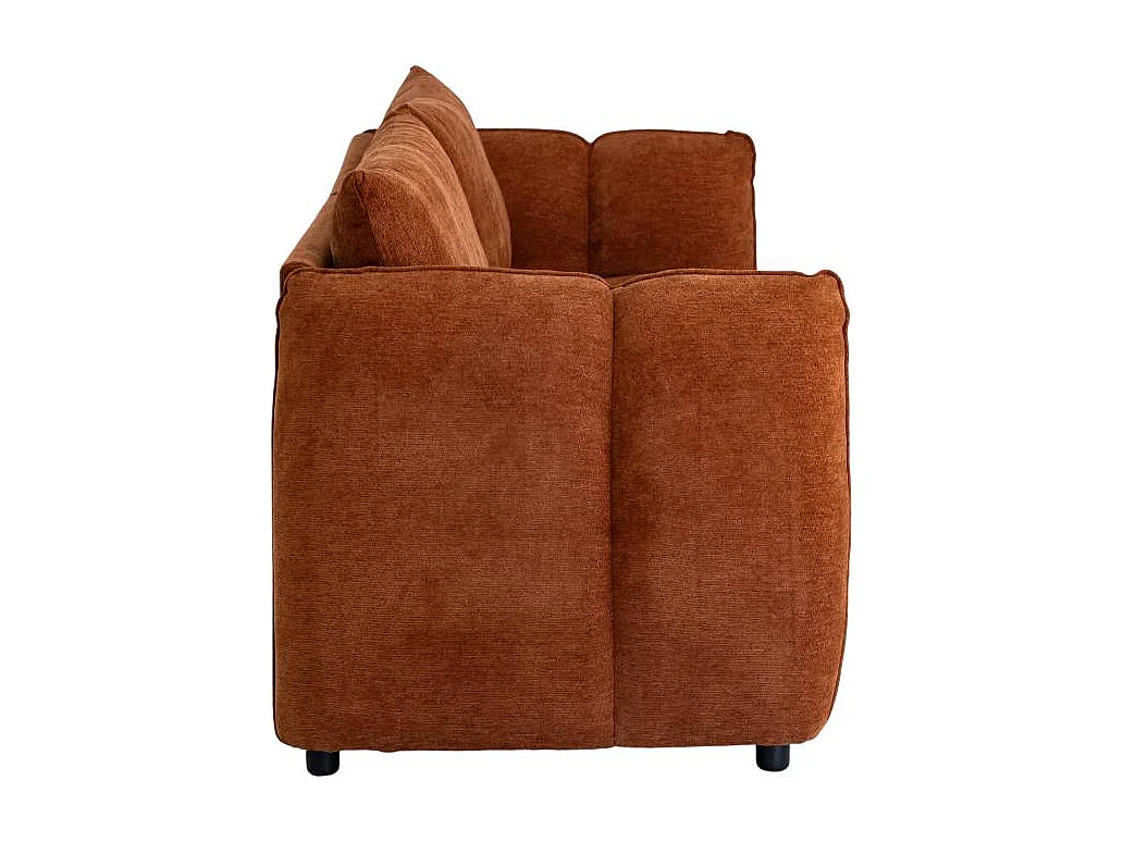 Canapé en tissu terracotta Kaori