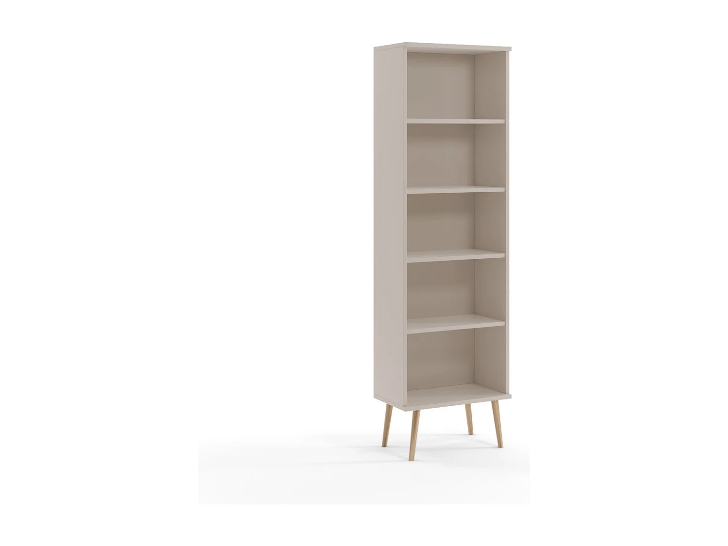 Boekenkast NATURA 180 cm Kasjmier 4 verstelbare planken