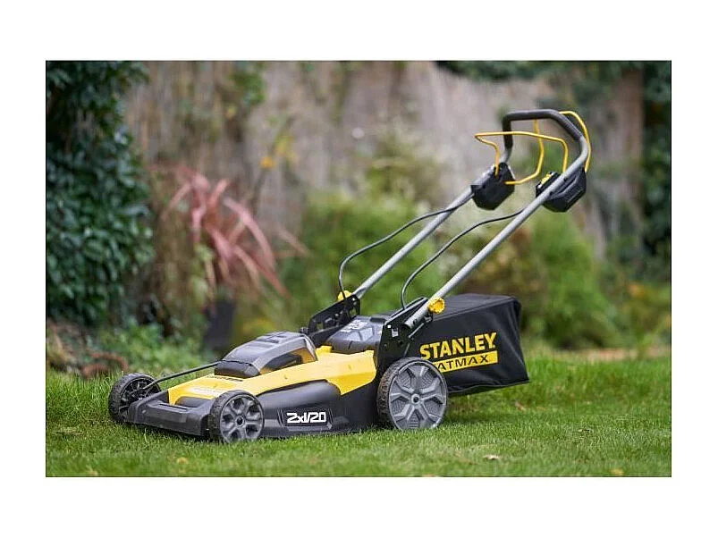 Stanley Fatmax Tondeuse à gazon sans fil,18V, 2x4,0Ah,RA,BL