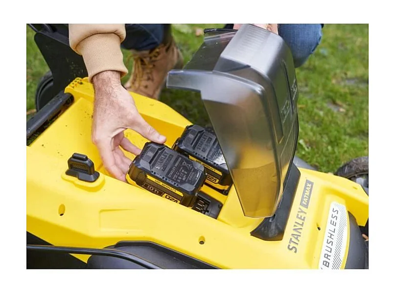Stanley Fatmax Tondeuse à gazon sans fil,18V, 2x4,0Ah,RA,BL
