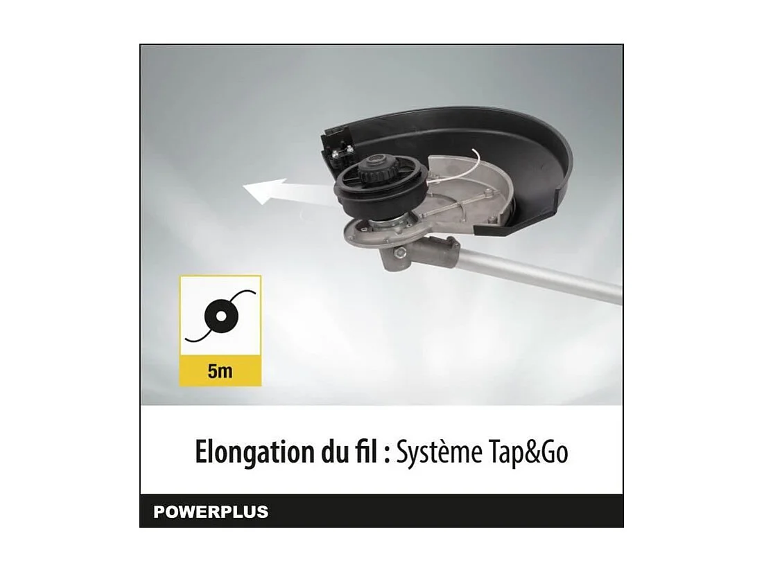 Débroussailleuse Électrique Powerplus POWXG30405 - Coupe-Bordure & Debroussailleuse Electrique Filaire de 1000 W