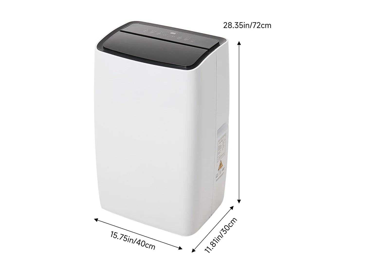 12,000 BTU Portable 5-in-1 Air Conditioner with Smart Control