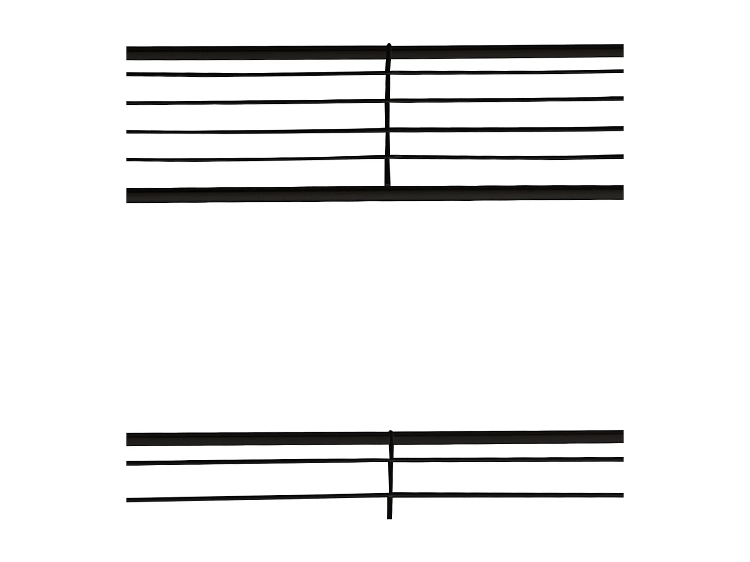 Black Freestanding Metal Clothes Rack with 2 Shelves