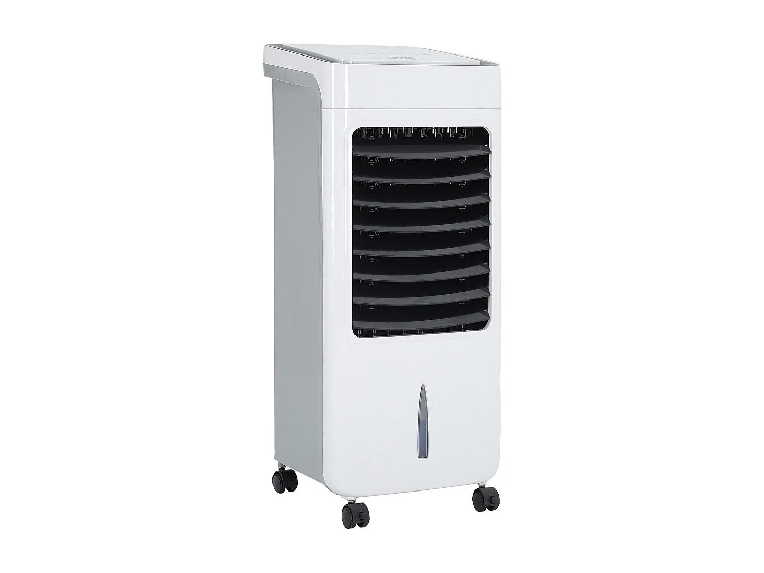 White & Black 3-Speed 6.5l Air Cooler with Humidifier and Anion Function