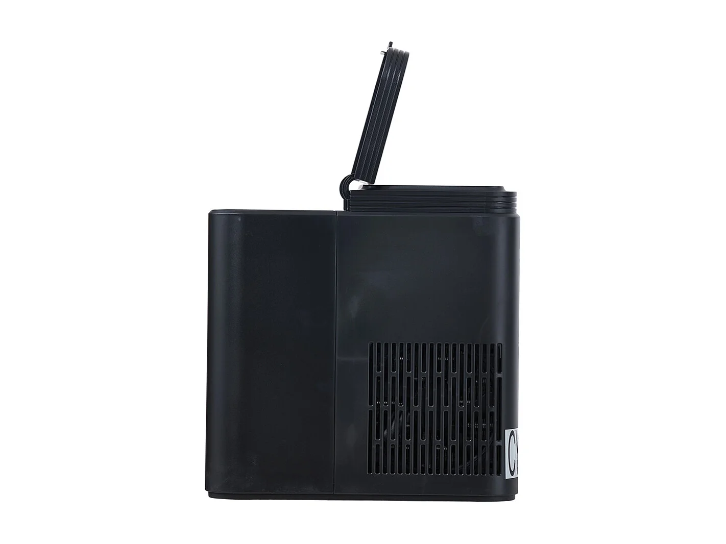Black Compact Ice Maker with Fast 10–12 Minute Ice Production