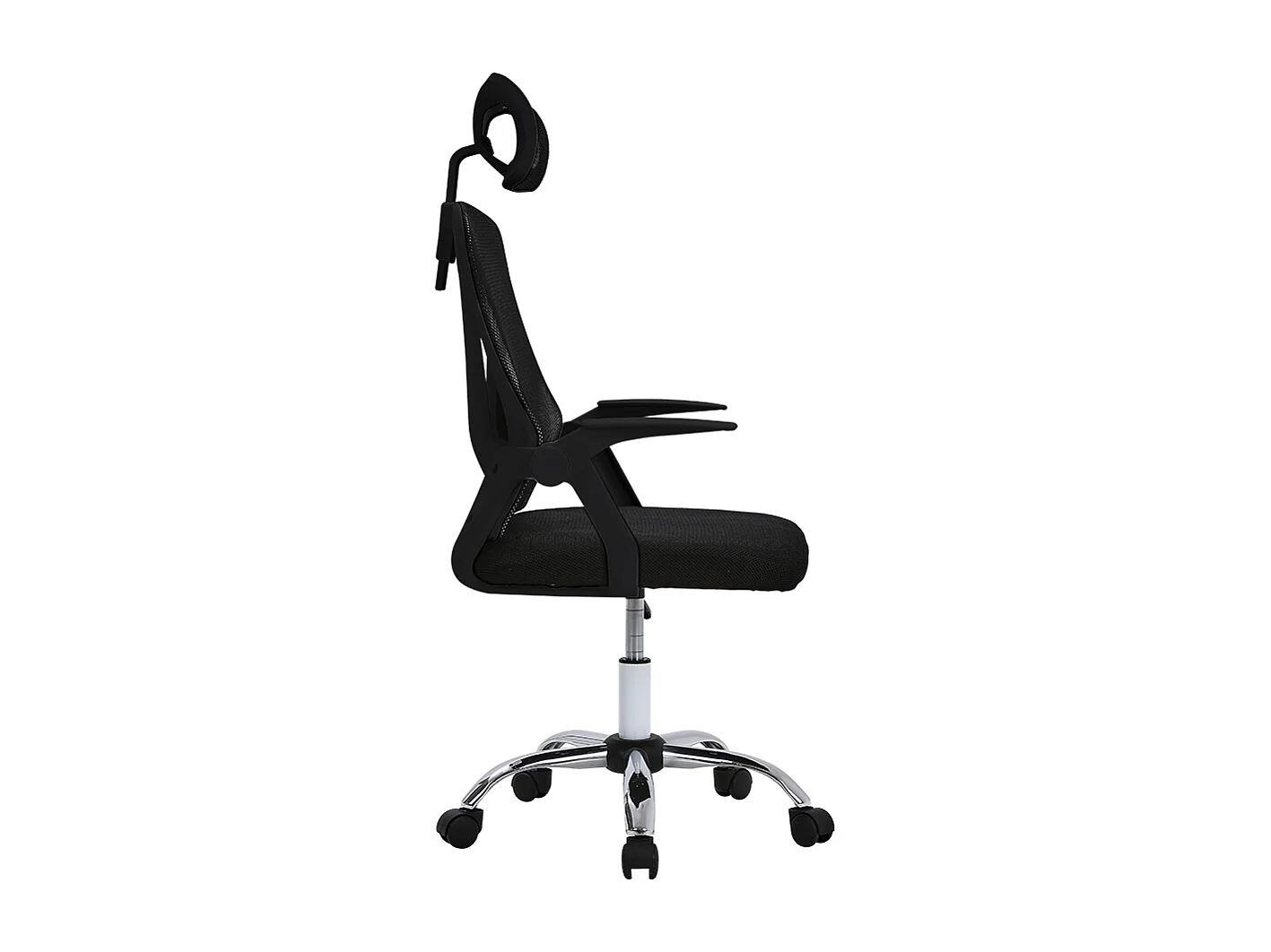 Black Ergonomic Swivel Office Chair with Mesh Back