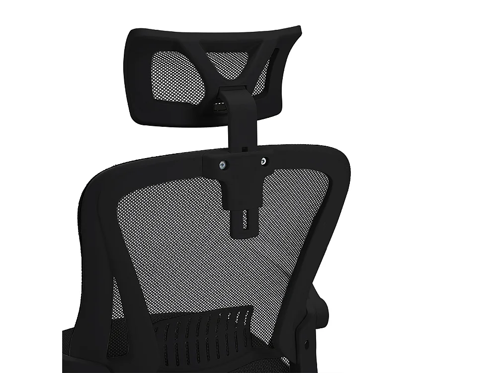 Black Ergonomic Swivel Office Chair with Mesh Back