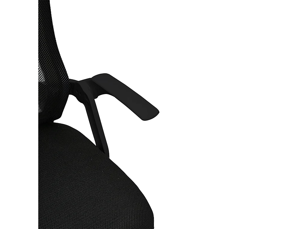 Black Ergonomic Swivel Office Chair with Mesh Back