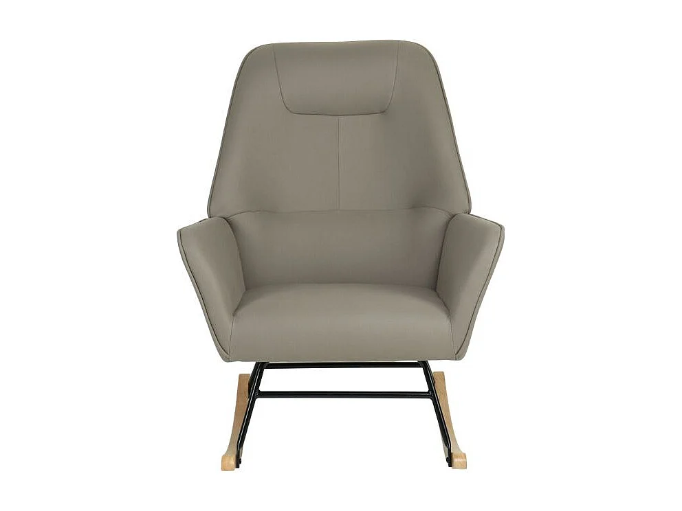 Poltrona de baloiço com pernas de madeira Lotso 97x77x88cm