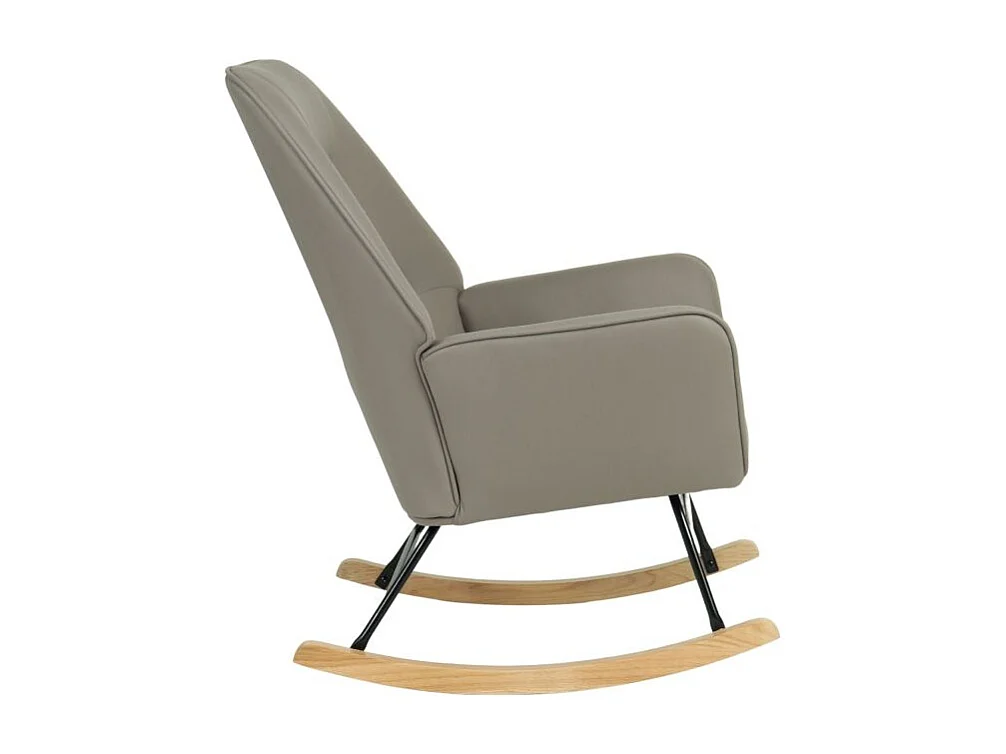 Poltrona de baloiço com pernas de madeira Lotso 97x77x88cm