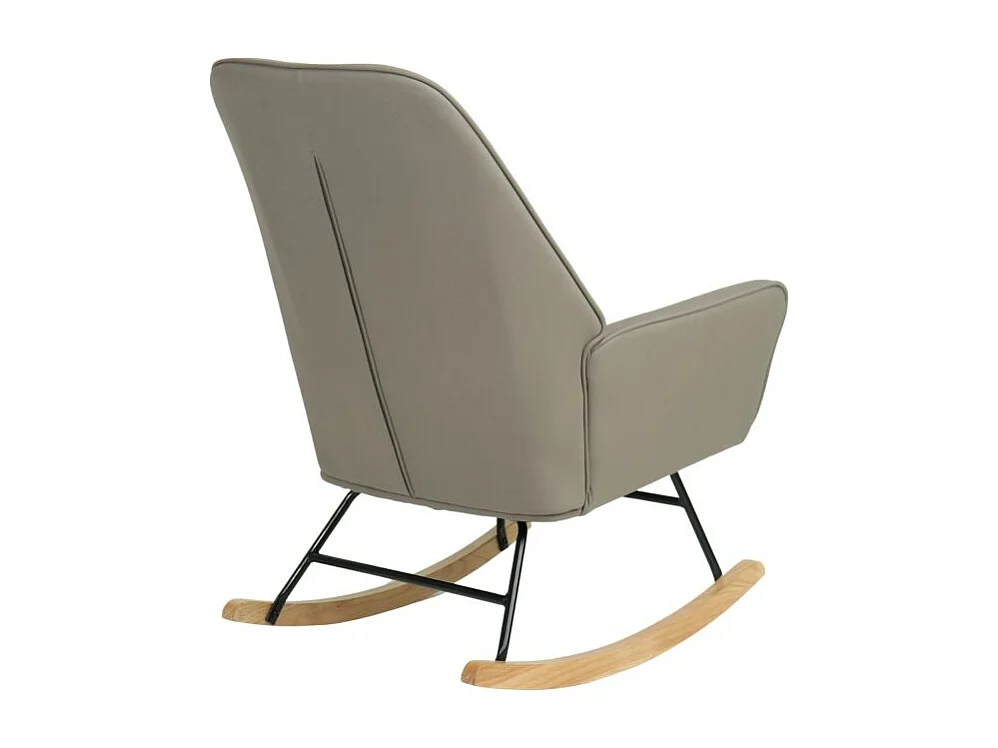 Poltrona de baloiço com pernas de madeira Lotso 97x77x88cm