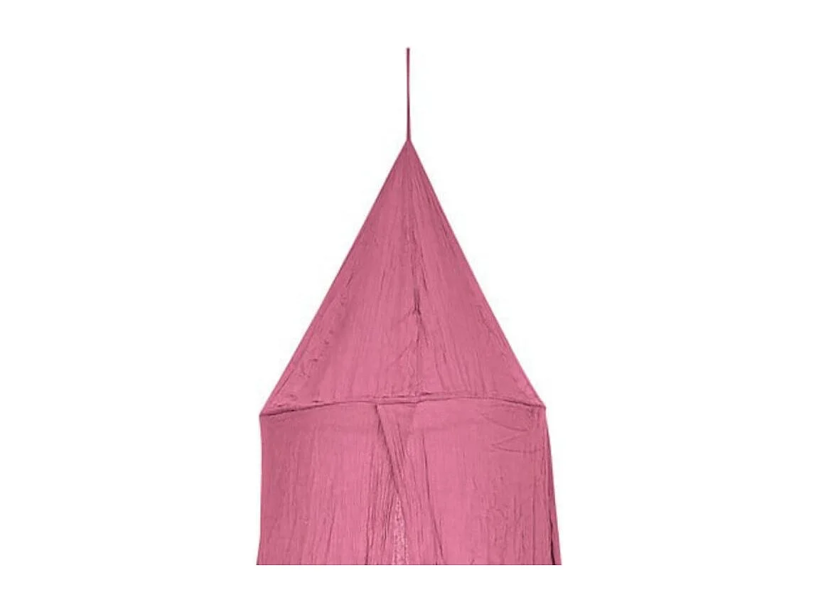 Baldacchino in cotone rosa 350x250x50cm