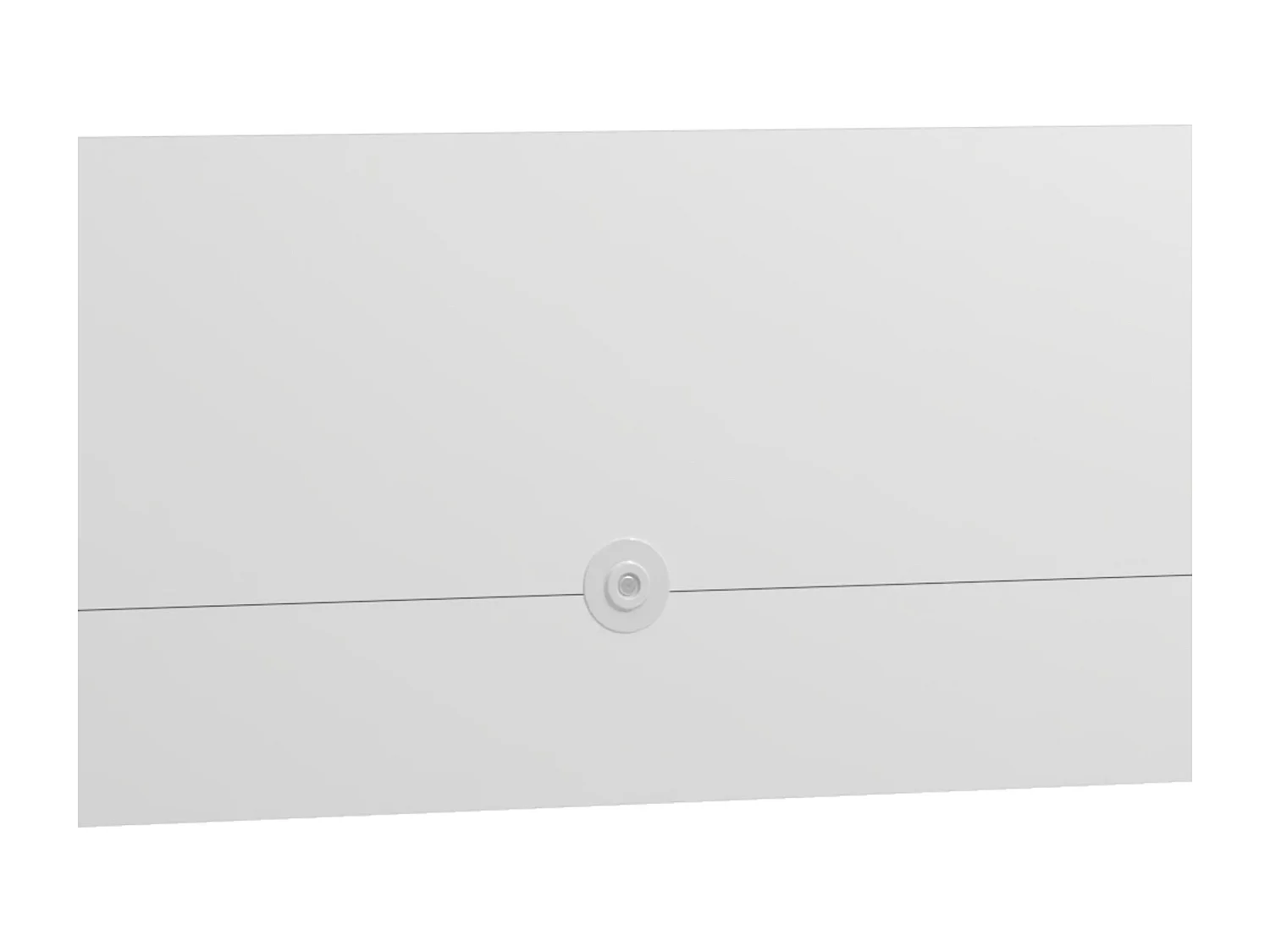 Barrière lit mélamine blanc 33.8x150x2.5cm