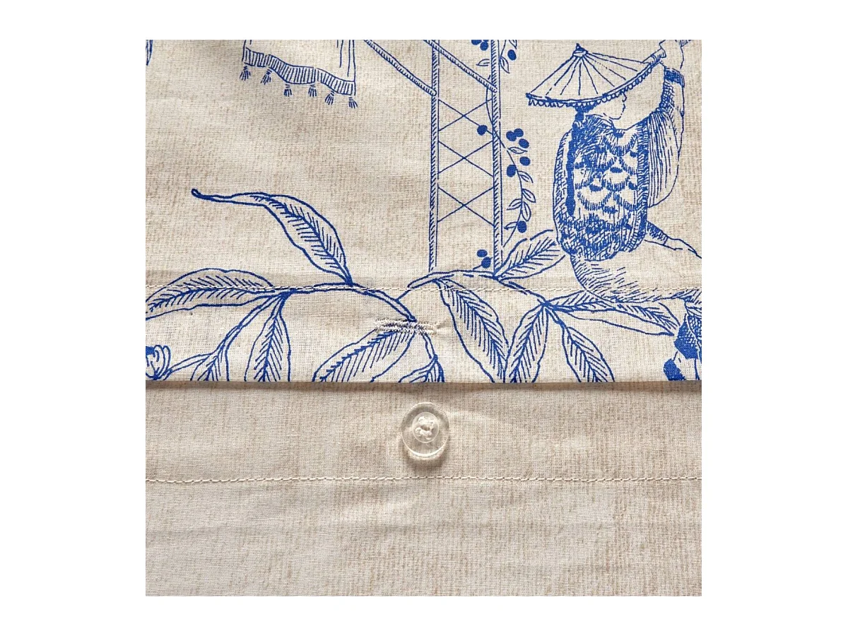 Housse de couette coton blanc 220x240cm