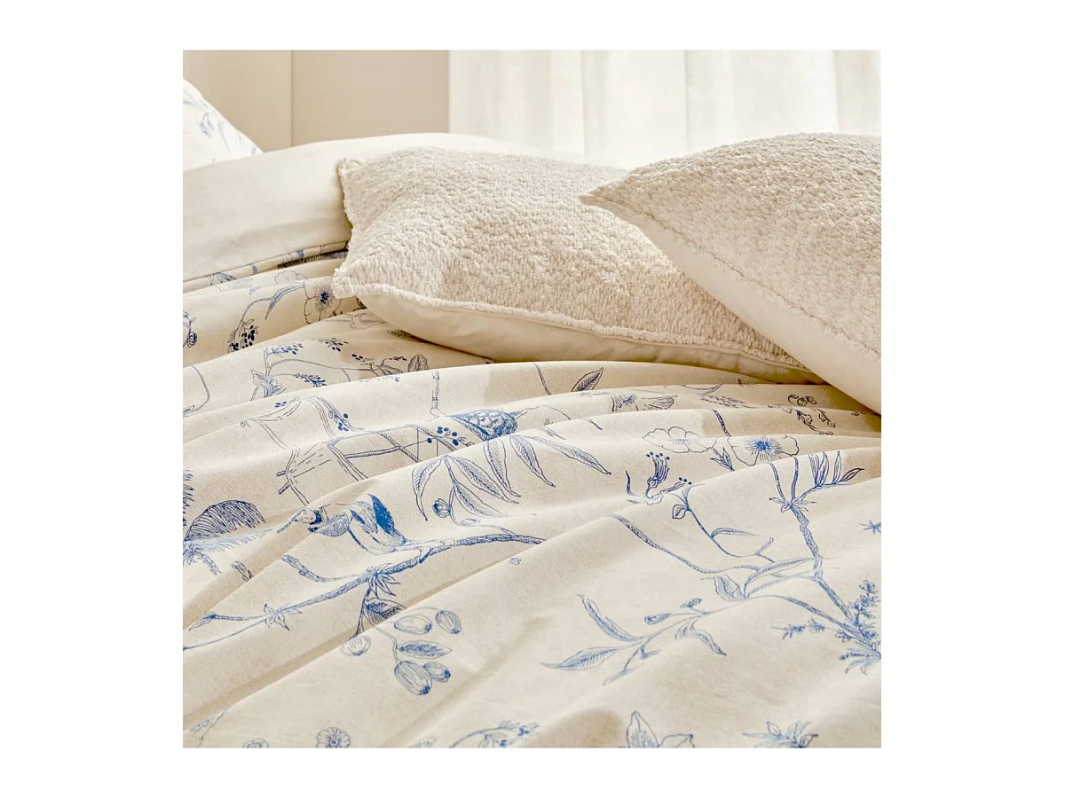 Housse de couette coton blanc 220x240cm