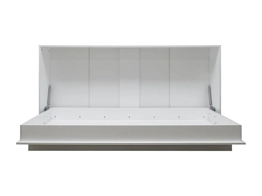 Lit escamotable blanc 108x215x38cm