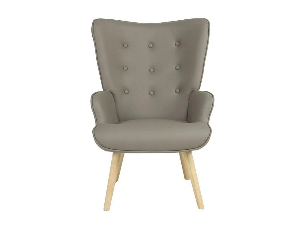 Schommelstoel met poten hout grijs 96x66x74cm