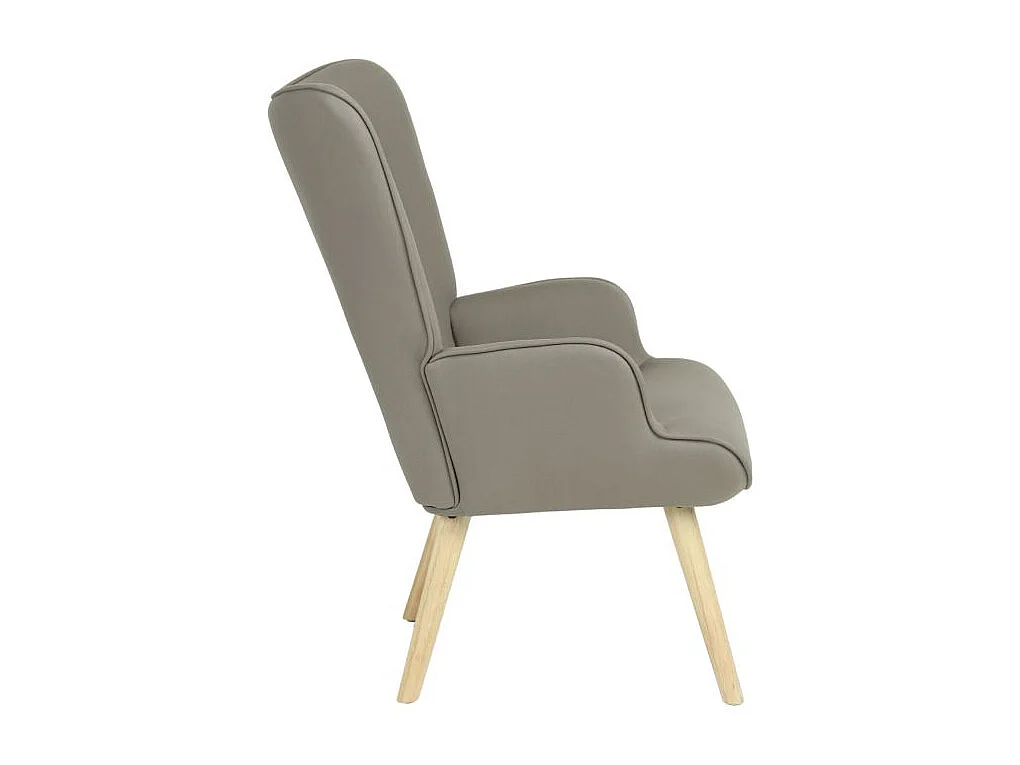 Schommelstoel met poten hout grijs 96x66x74cm