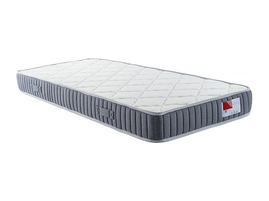 Opklapbed met matras wit 100x200cm