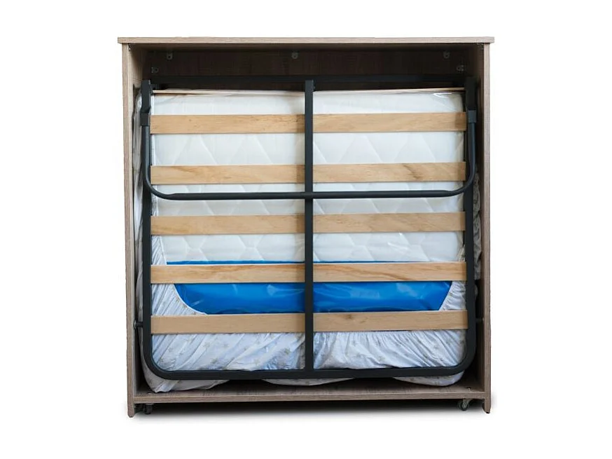 Cama plegable plegatin + colchón cambrian 104.6x99.6x42cm