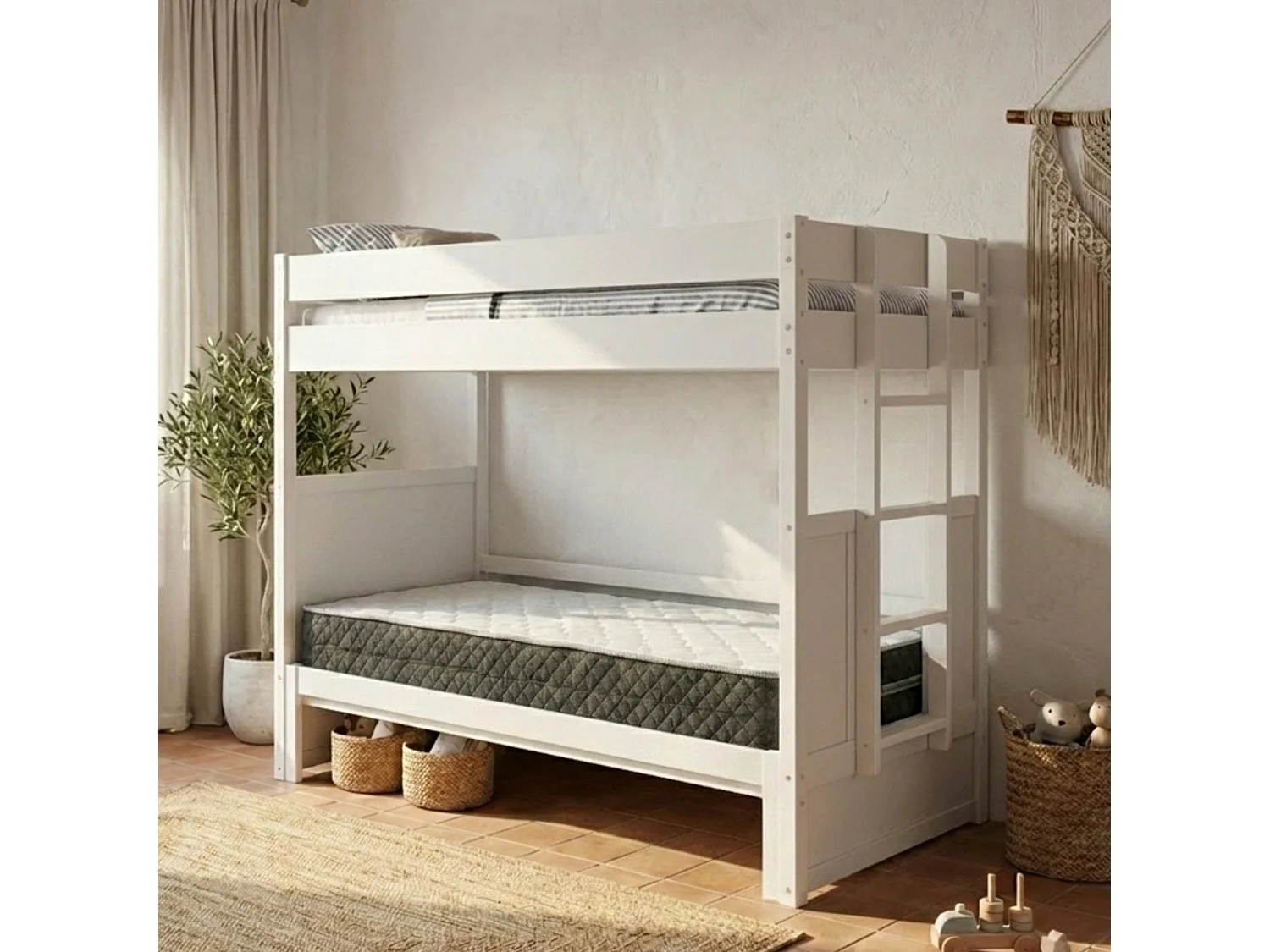 Materasso pieghevole viscoelastico bianco 180x190x12cm