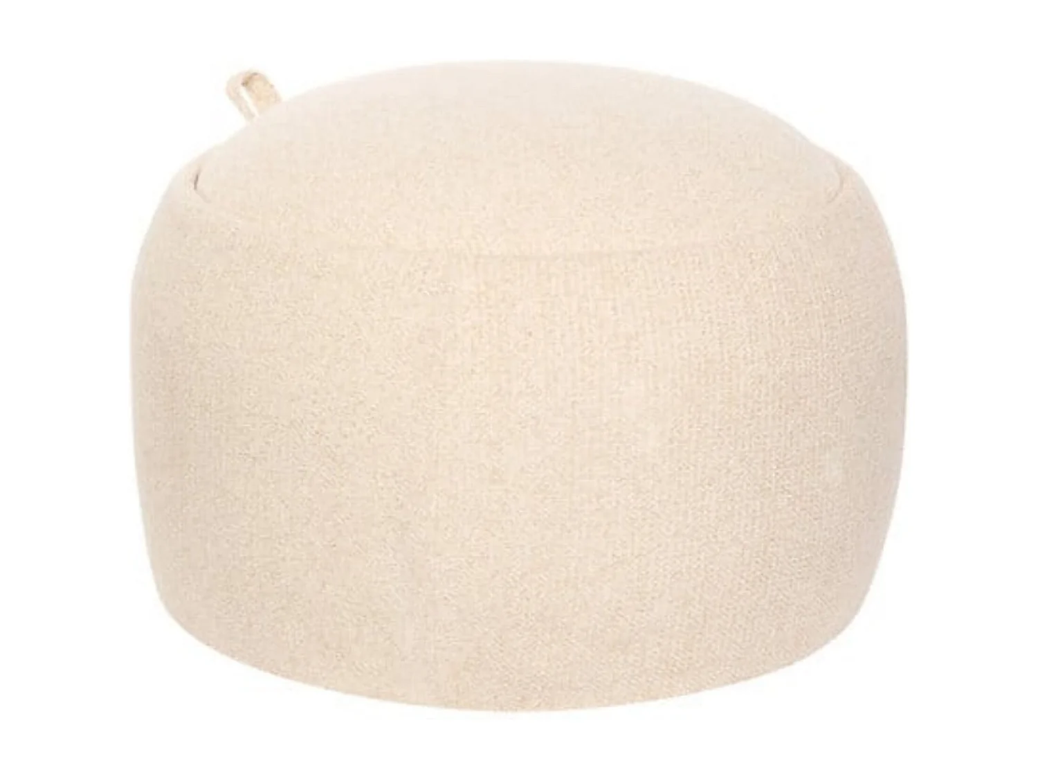 Pouf mit Stauraum beige 40x60x60cm