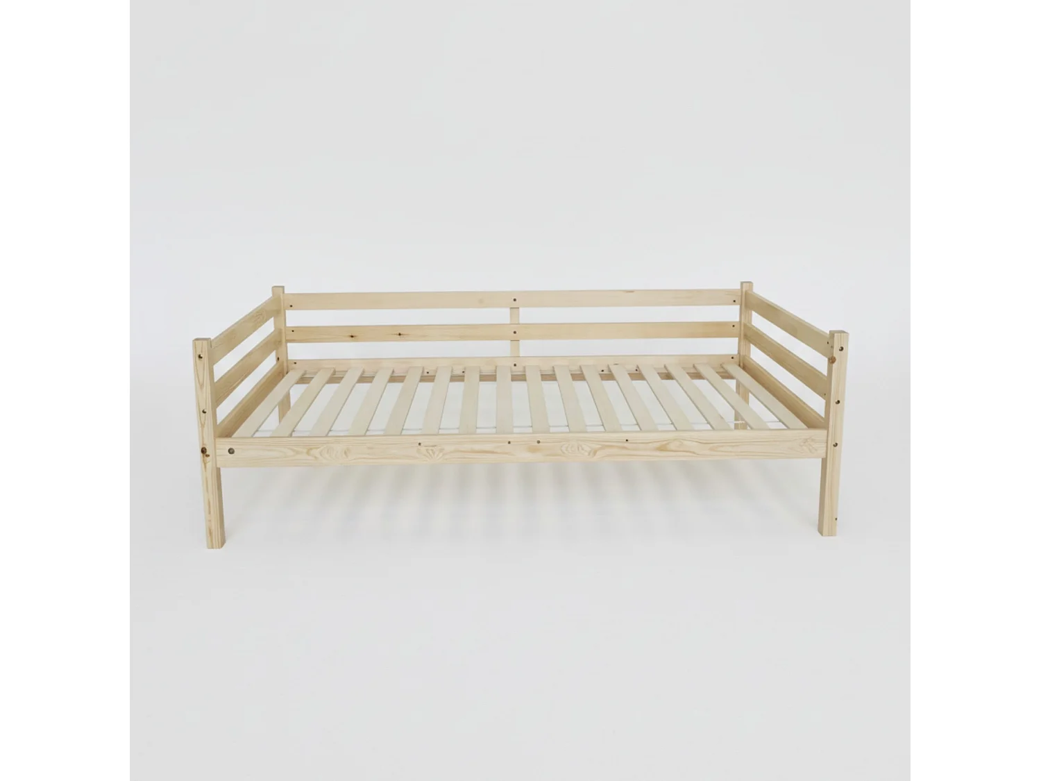 Deelbaar Montessori huisjesstapelbed hout beige 90x190/90x190cm
