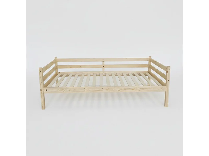 Lit superposé montessori divisible bois beige 90x190cm