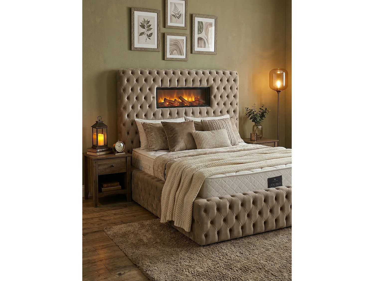 Lit Somineli Lux avec matelas – 140 × 200 cm avec matelas inclus