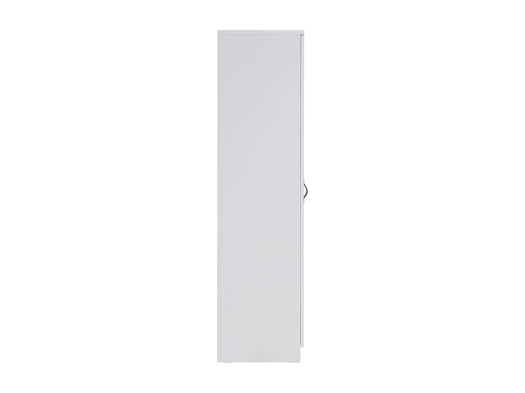 Armoire 2 portes blanc 204.1x84.4x53.2cm