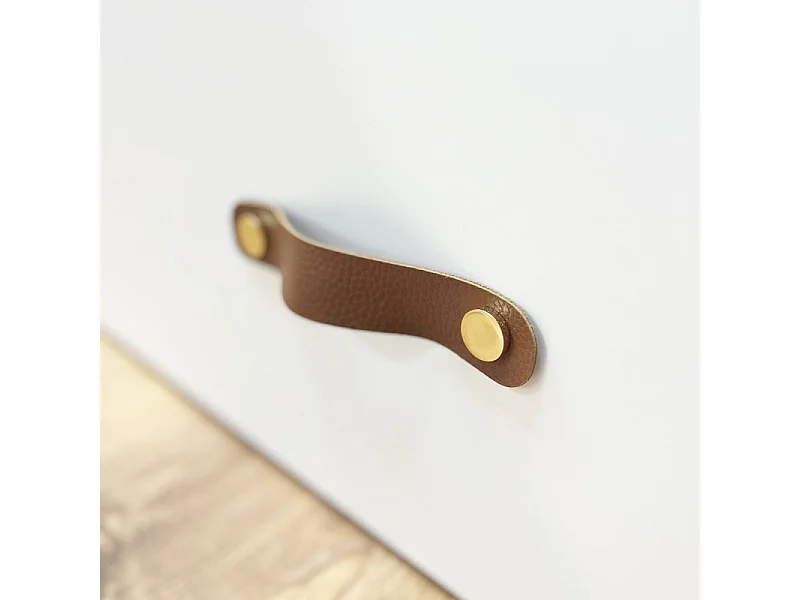 Lit gigogne + 2 tiroirs individuels + matelas blanc 105x190cm