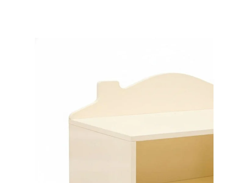 Regal niedrig mit Türen beige 75.5x60x30cm