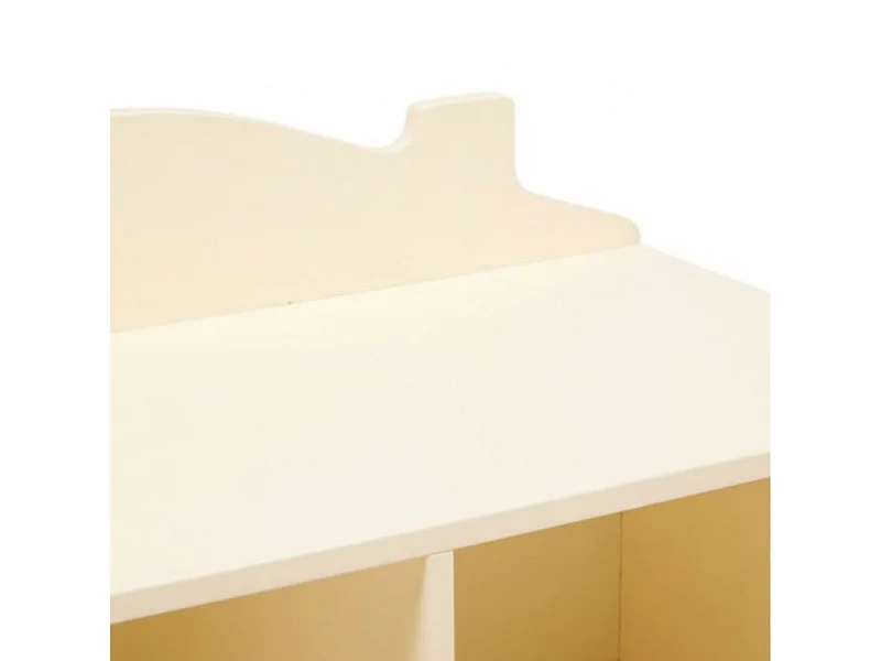 Regal hoch mit Türen beige 94.5x60x30cm