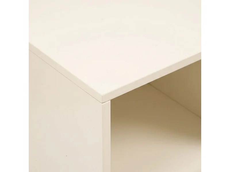 Regal hoch mit Türen beige 94.5x60x30cm