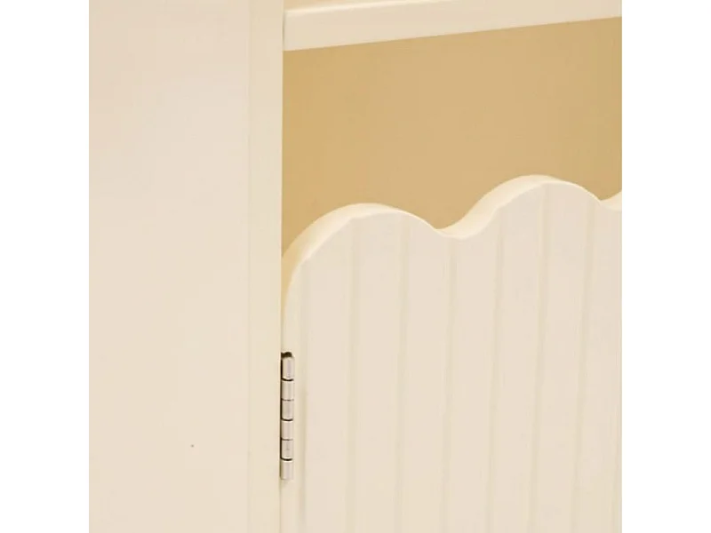 Regal hoch mit Türen beige 94.5x60x30cm