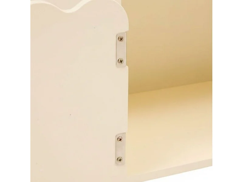 Regal hoch mit Türen beige 94.5x60x30cm