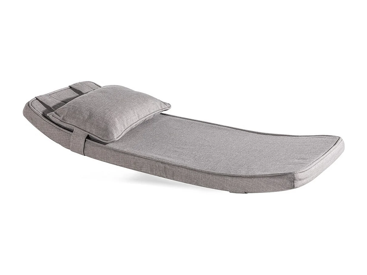 Coussin pour la planche courbe polyester gris 20x82x30cm