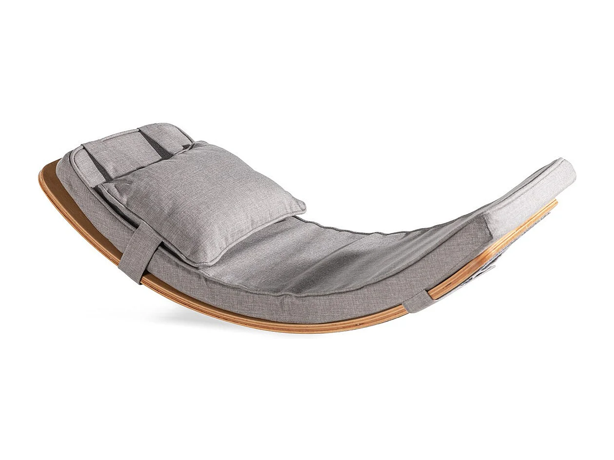 Coussin pour la planche courbe polyester gris 20x82x30cm