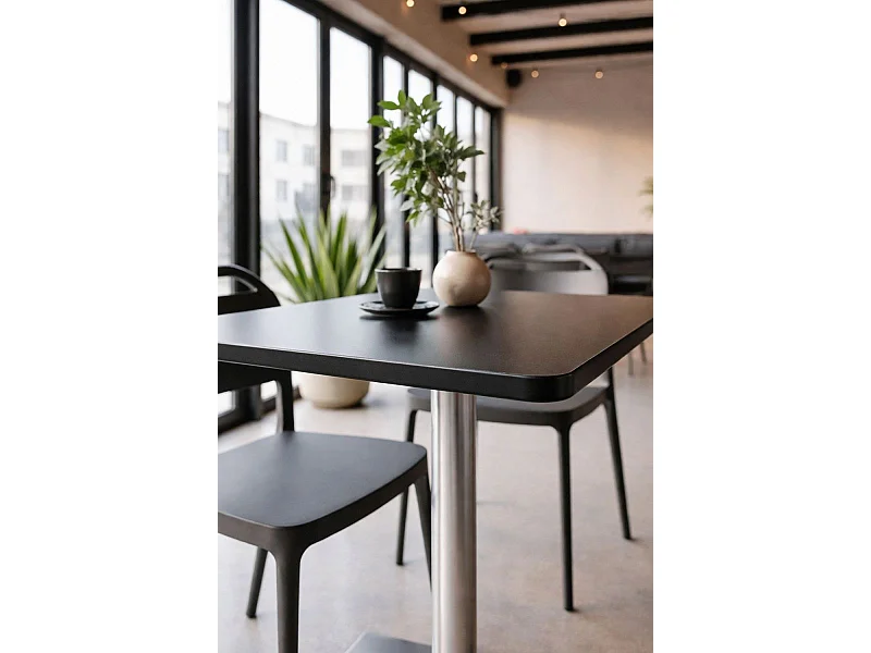 Mesas Bar - Mesa Samp 70 cm - Negro