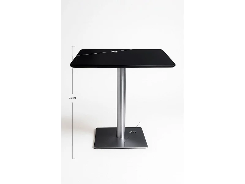 Mesas Bar - Mesa Samp 70 cm - Negro