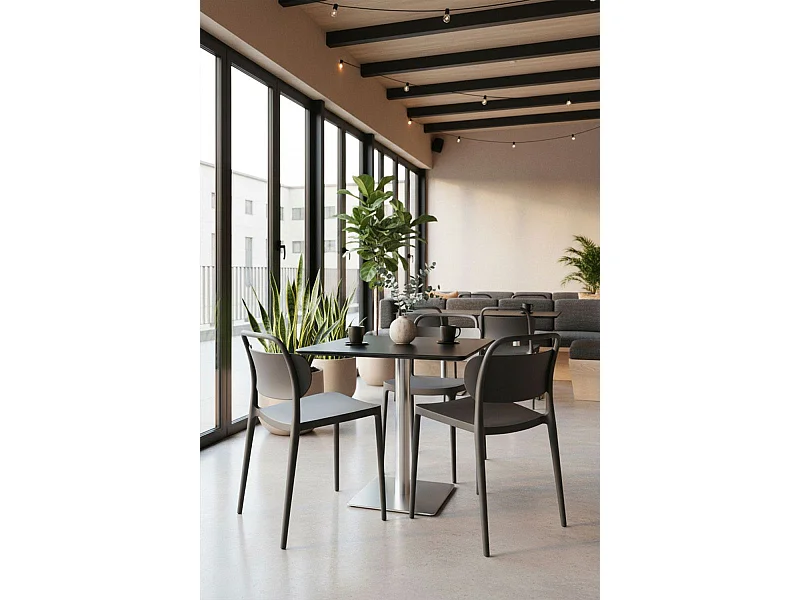 Mesas Bar - Mesa Samp 70 cm - Negro
