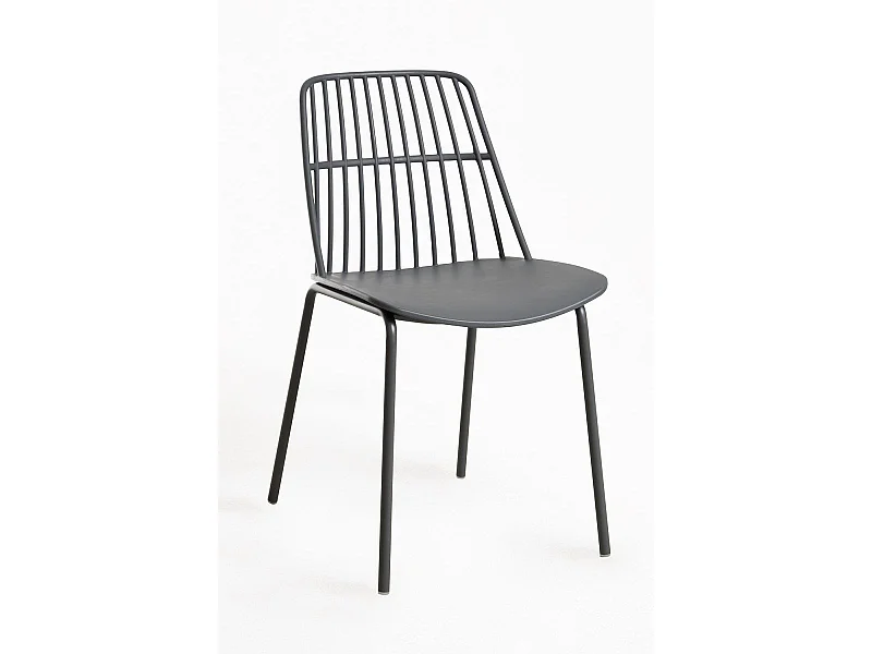 Sillas Jardín - Silla Rifer - Gris oscuro